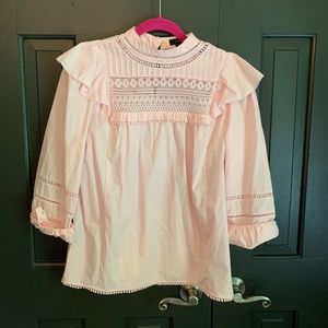 Jcrew prairie top!
